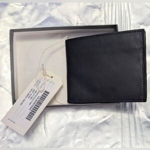 Nwt M0851 Mens Genuine Leather Bi Fold Wallet In Original Box ☑️